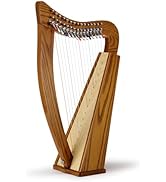 Amazon | 小型 15弦レバーハープ 【Chris Harp】銀座十字屋監修 ＜天然